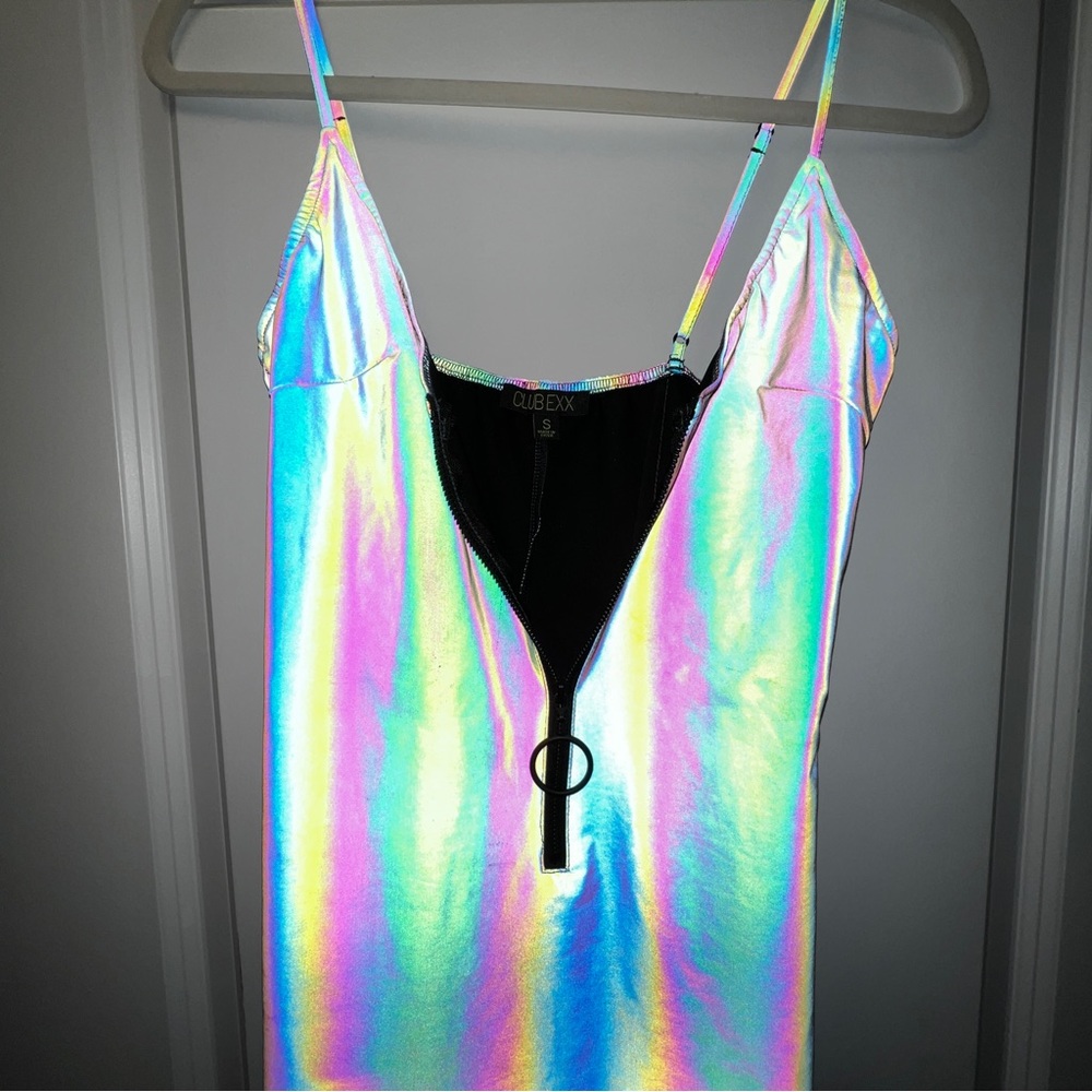 Dolls Kill Clubexx Rave Dress / Reflective